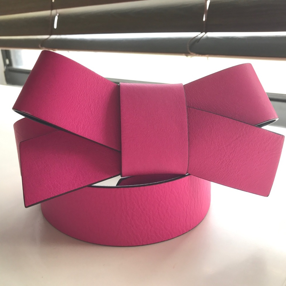 Kate Spade Big Bow Belt Hot Pink 🎀